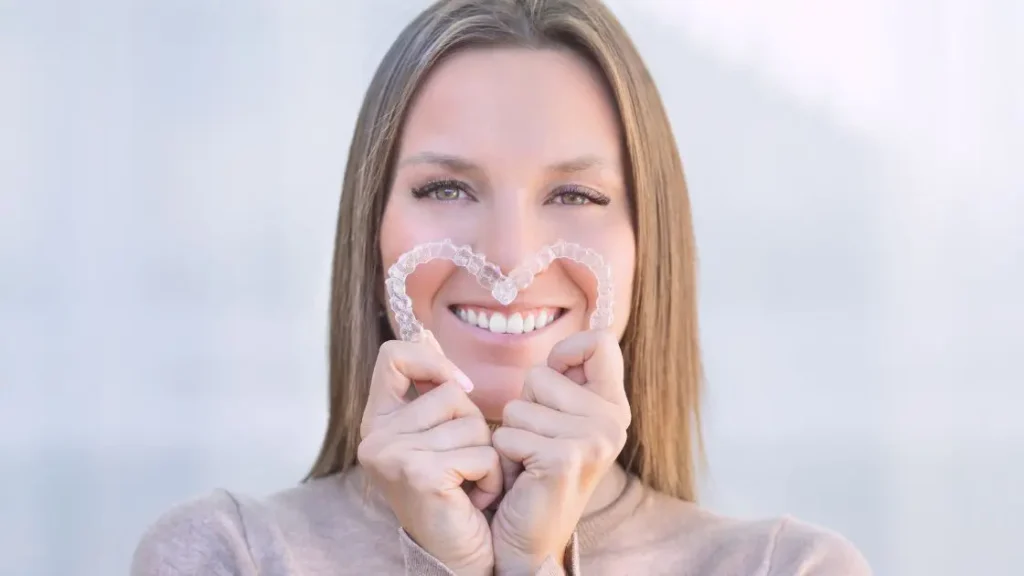 Aparelho invisível: prático, discreto e eficaz.